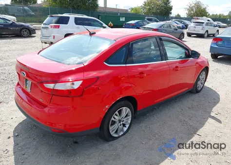 2012 Ford Focus Sel из США, поврежденный, VIN 1FAHP3H23CL183988